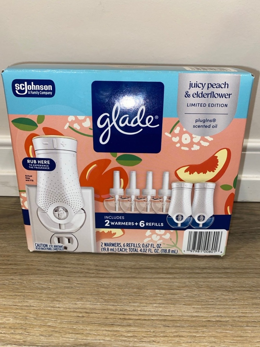 Glade PlugIns Scented Oil Warmers - Juicy Peach & Elderflower